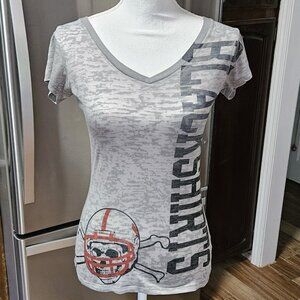 Women's Nebraska Huskers cornhuskers Blackshirts v-neck stretch t-shirt, sz M